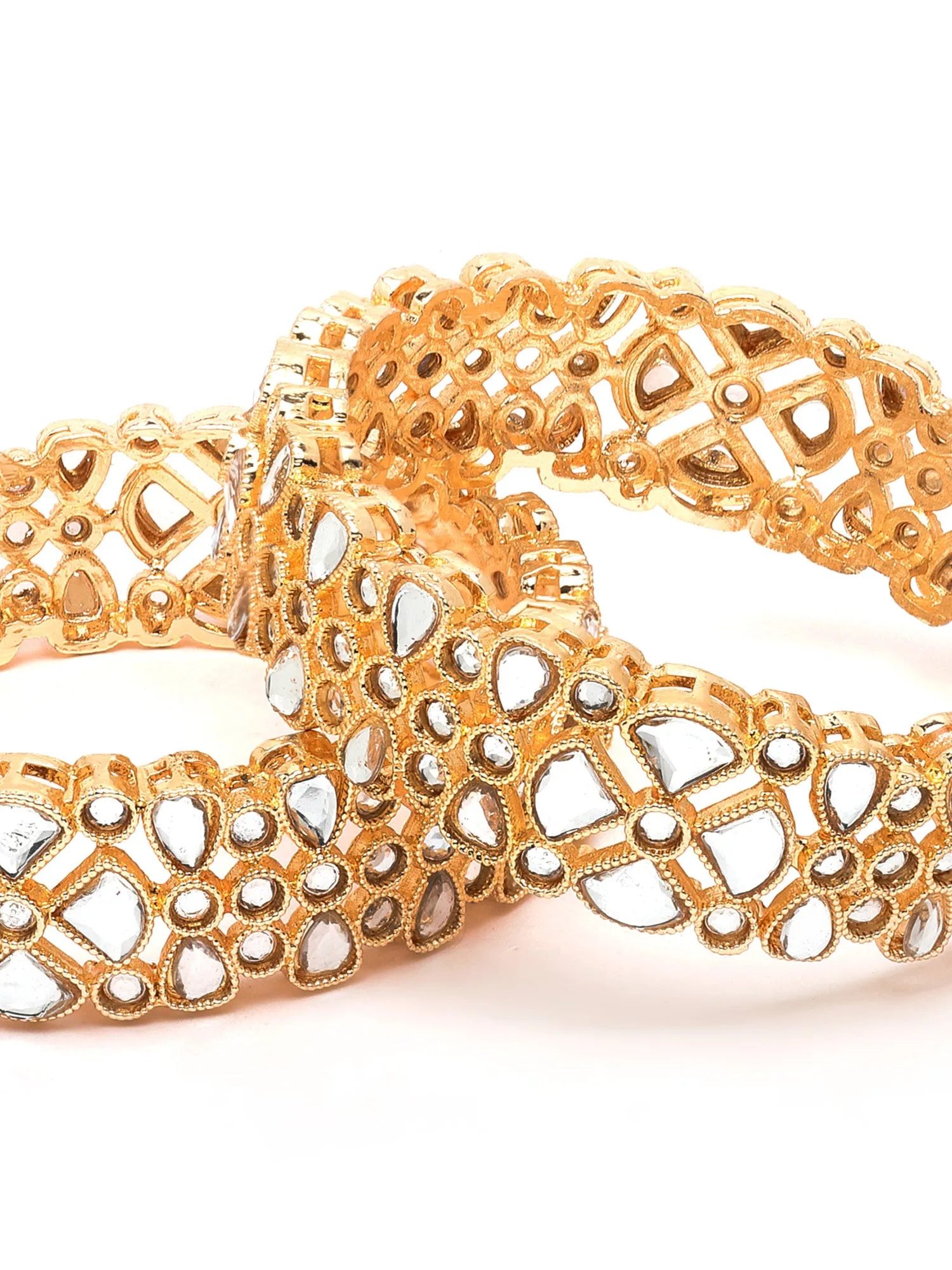 Karatcart Alloy Gold-plated Bangle