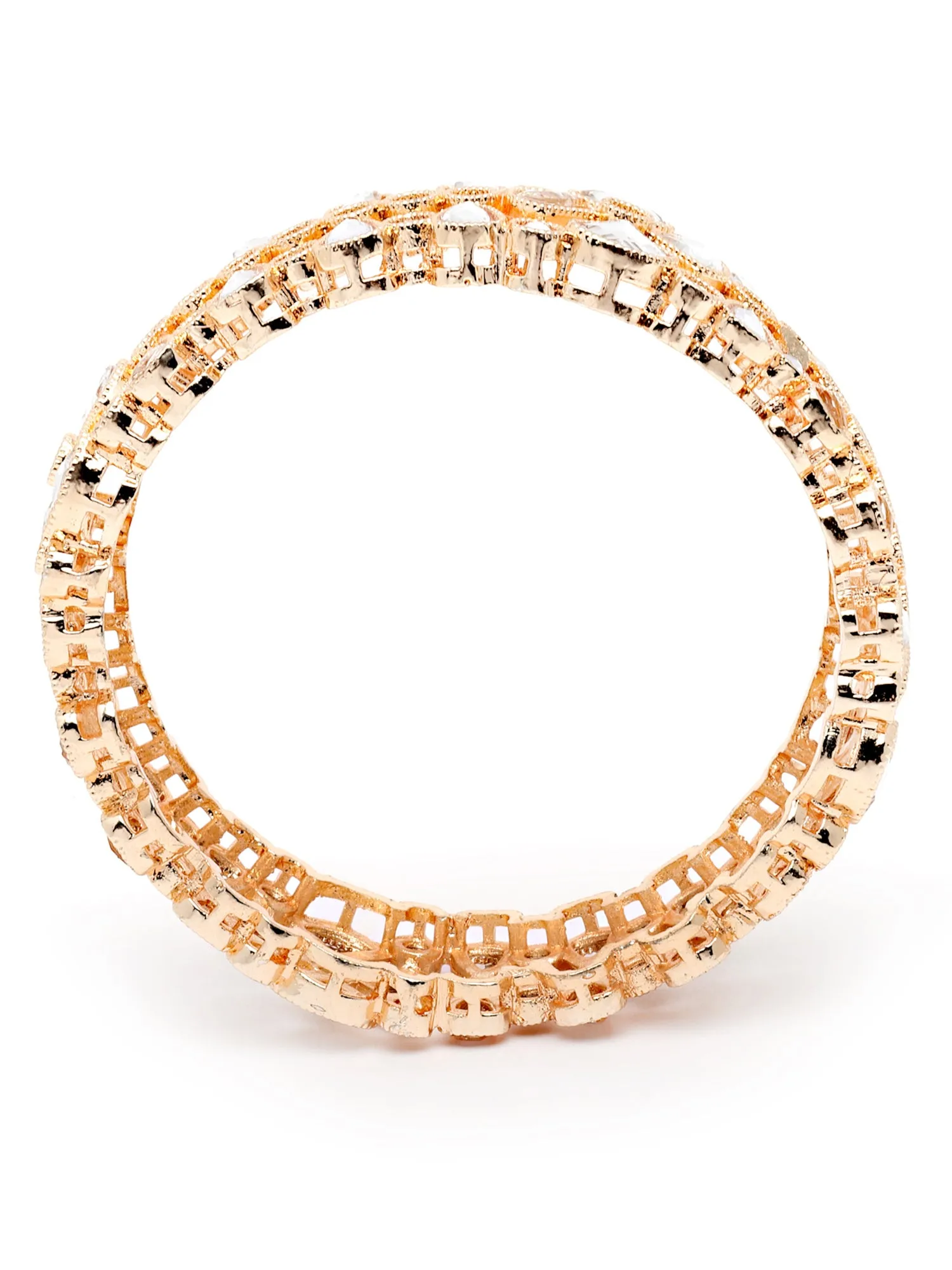 Karatcart Alloy Gold-plated Bangle