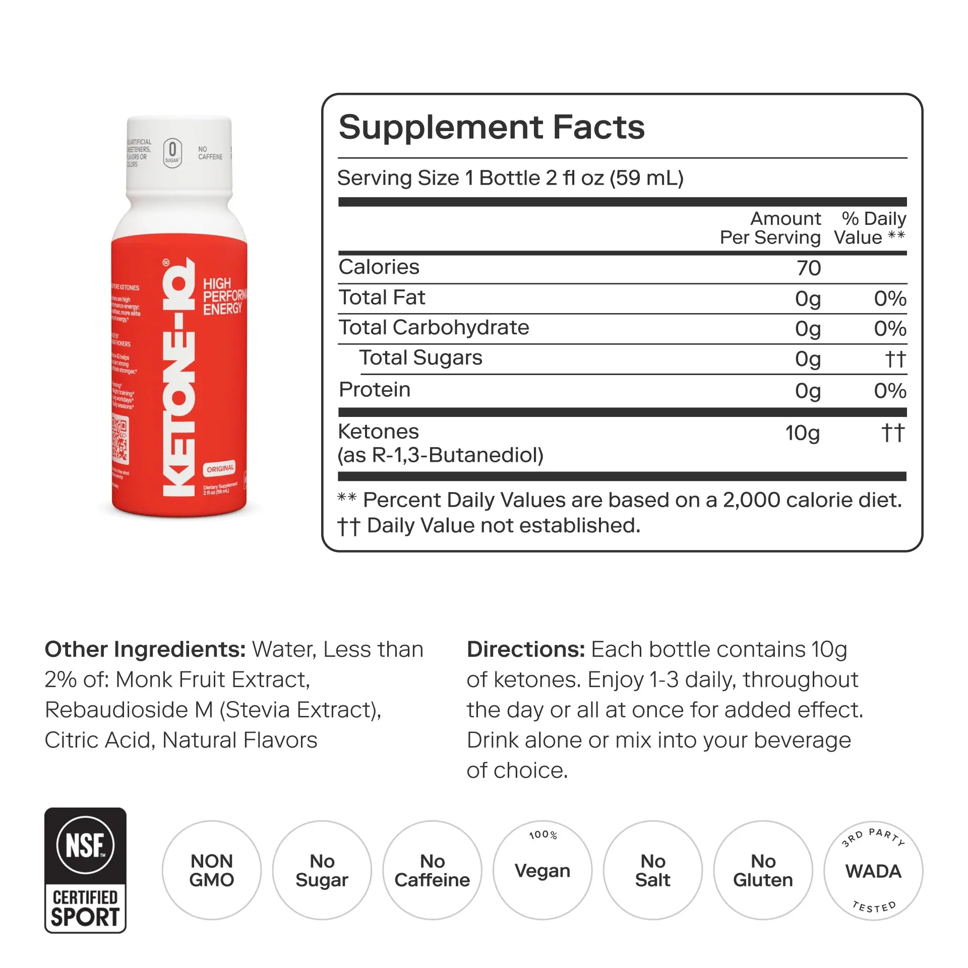 Ketone-IQ - Classic Shot - 59mL