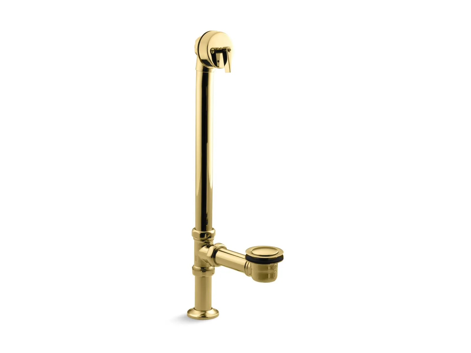KOHLER K-7159 Artifacts 1-1/2" pop-up bath drain for above- and through-the-floor freestanding bath installations