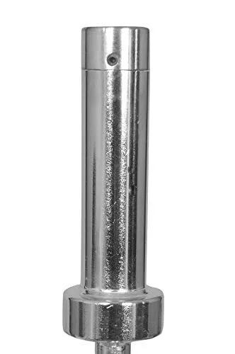 Konark 3 Feet Curling Olympic Barbell Rod Heavy Weight Lifting Training for Gym Fitness Workout (30 mm Internal Dia & 50mm Outer Dia) with Two Springs Collar