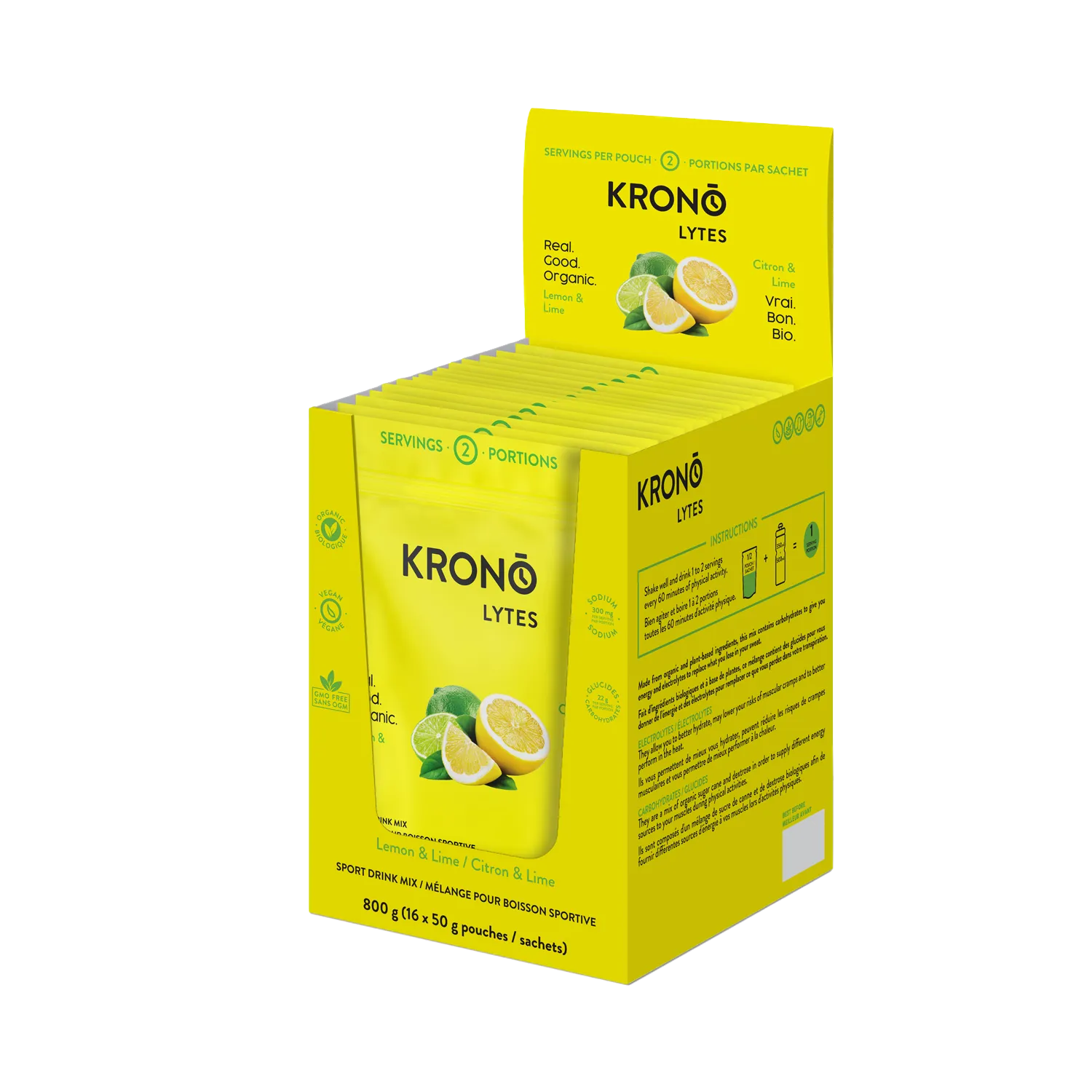 KRONO NUTRITION Sports Drink - Lime & Lemon