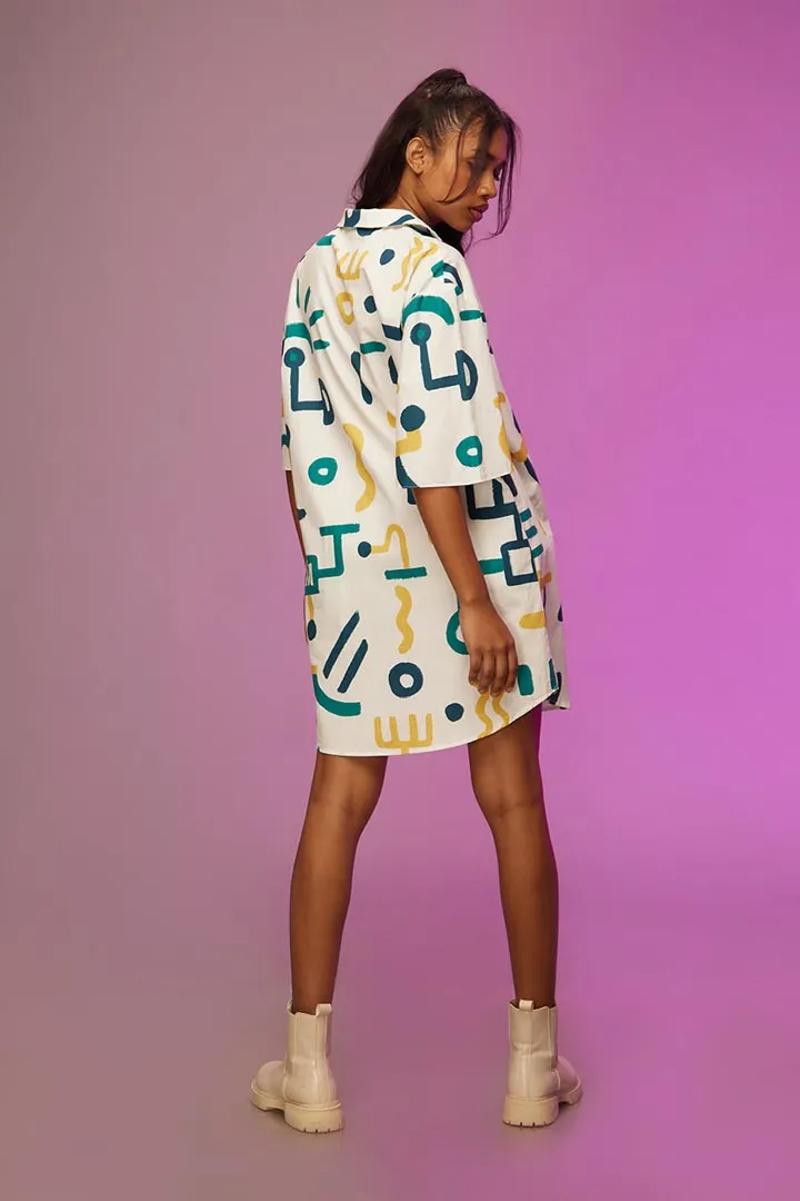 Laid-back boxy dress