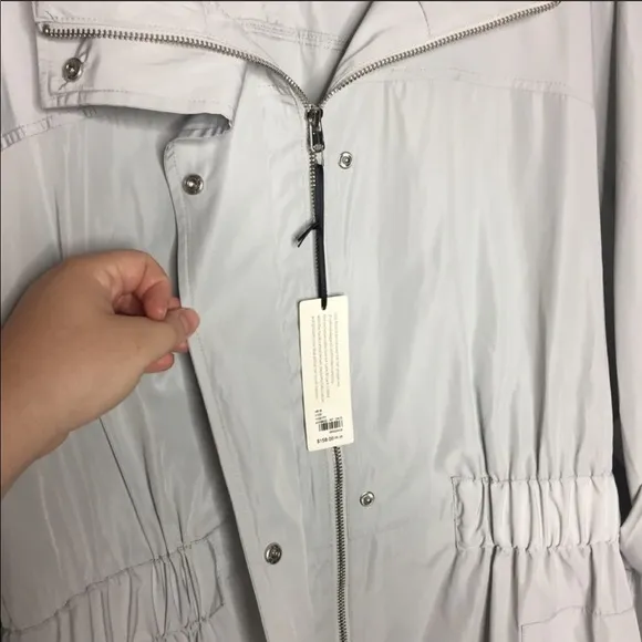 Lela Rose x Lane Bryant Gray Windbreaker Jacket 26