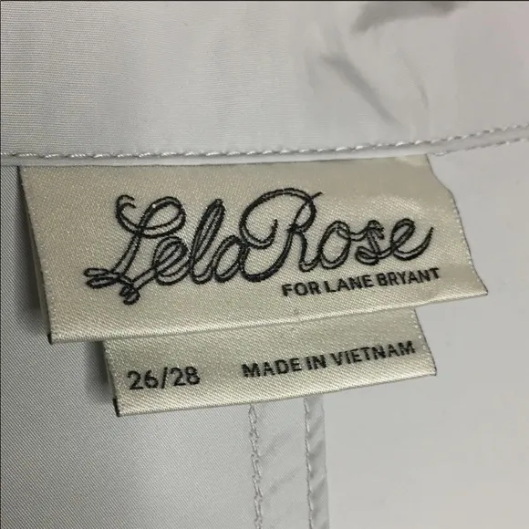 Lela Rose x Lane Bryant Gray Windbreaker Jacket 26