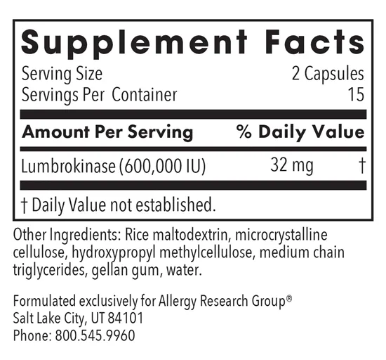 Lumbrokinase