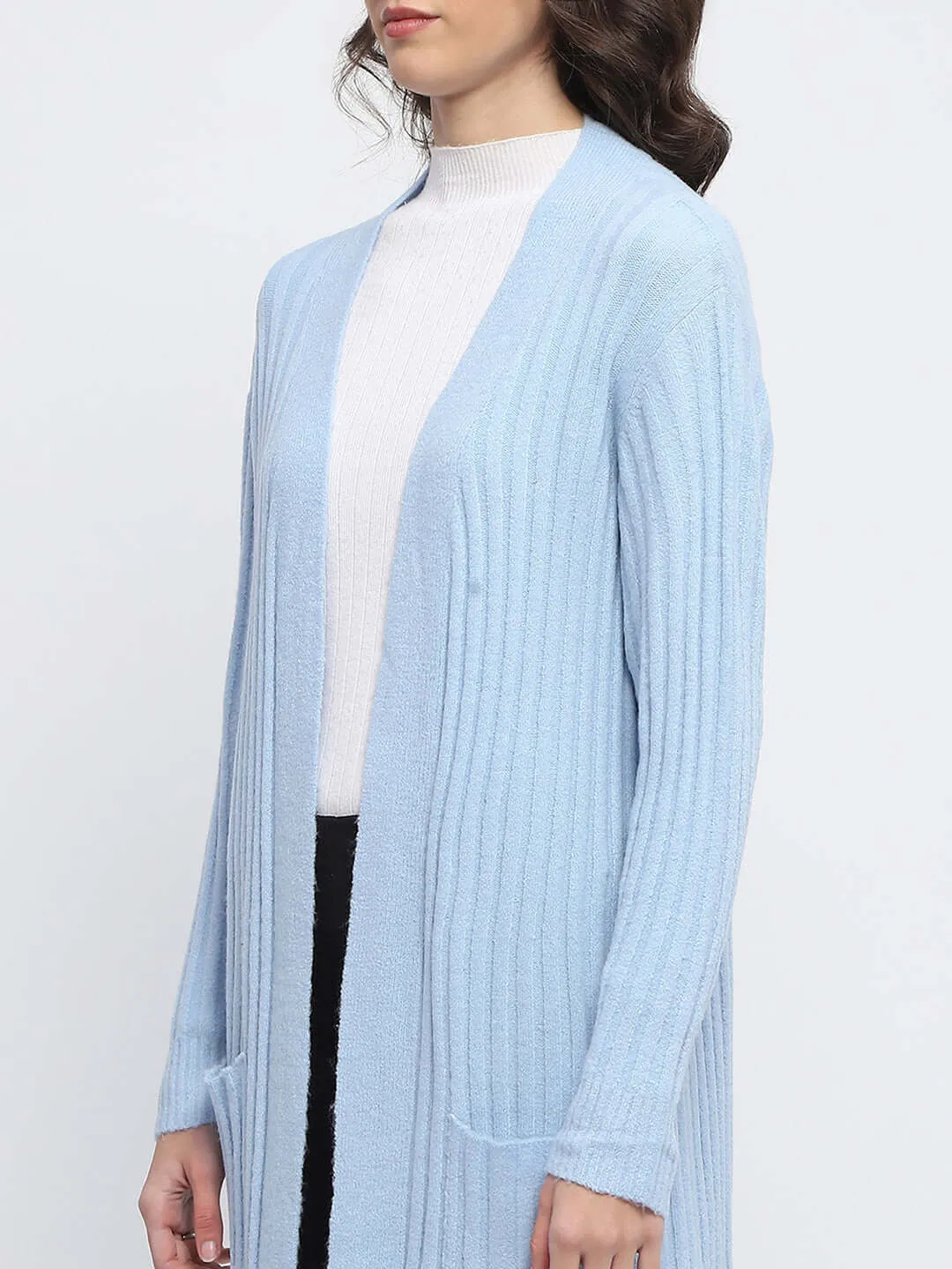 Madame Open Front Sky Blue Shrug