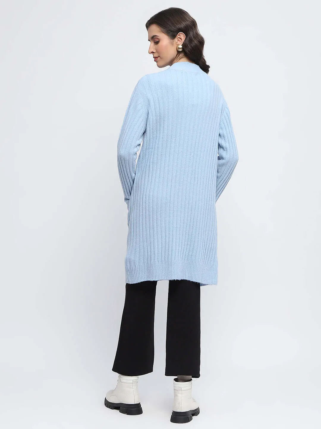 Madame Open Front Sky Blue Shrug