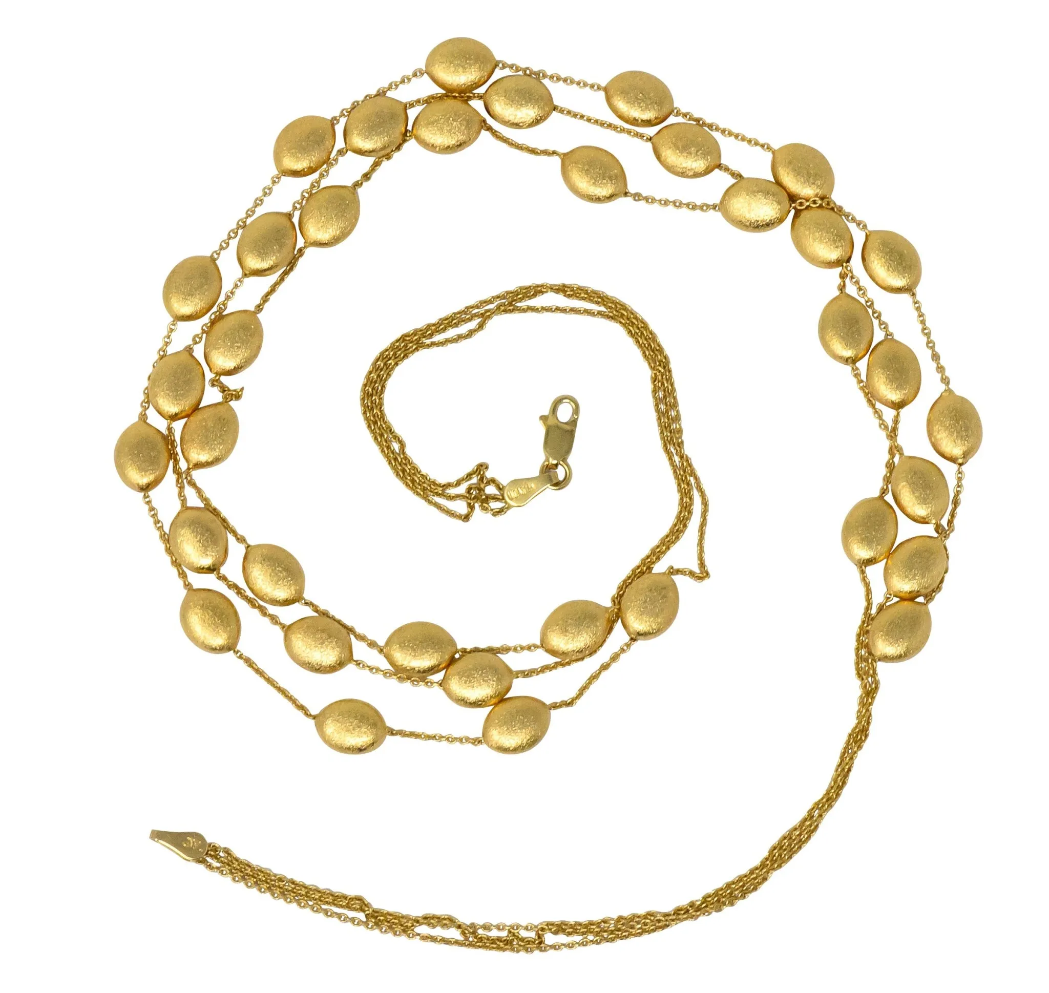Marco Bicego 18 Karat Gold Multi-Strand Confetti Oro Necklace