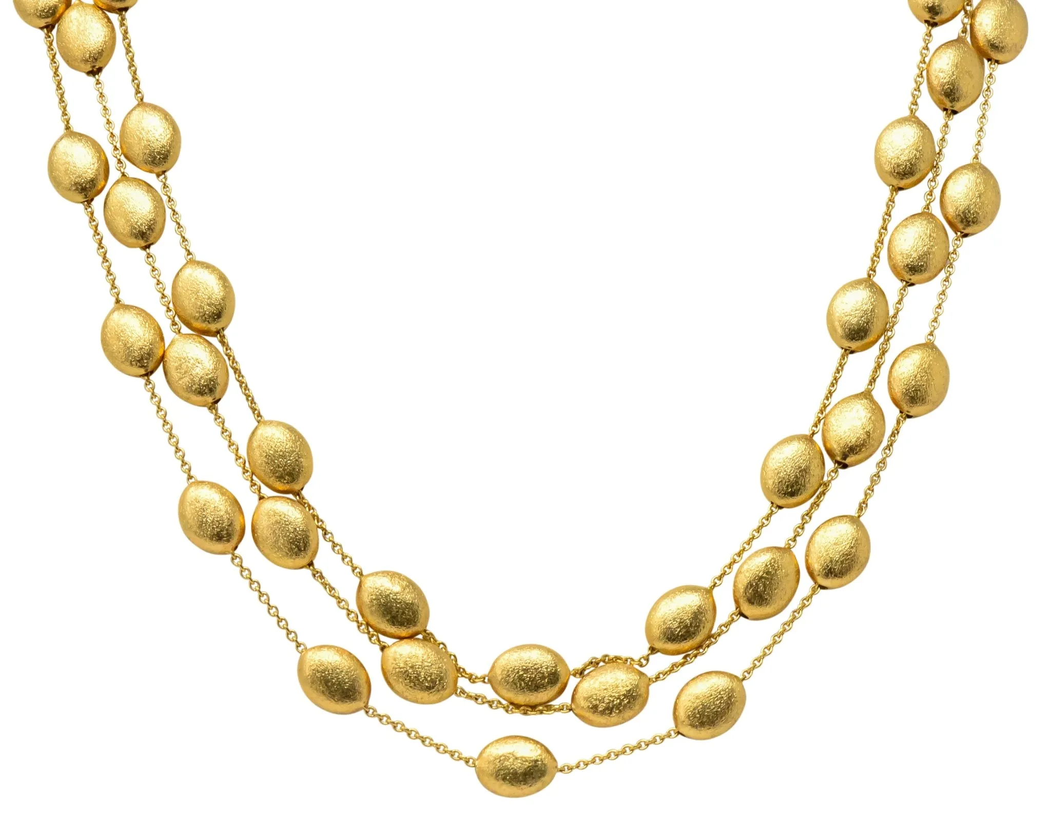 Marco Bicego 18 Karat Gold Multi-Strand Confetti Oro Necklace