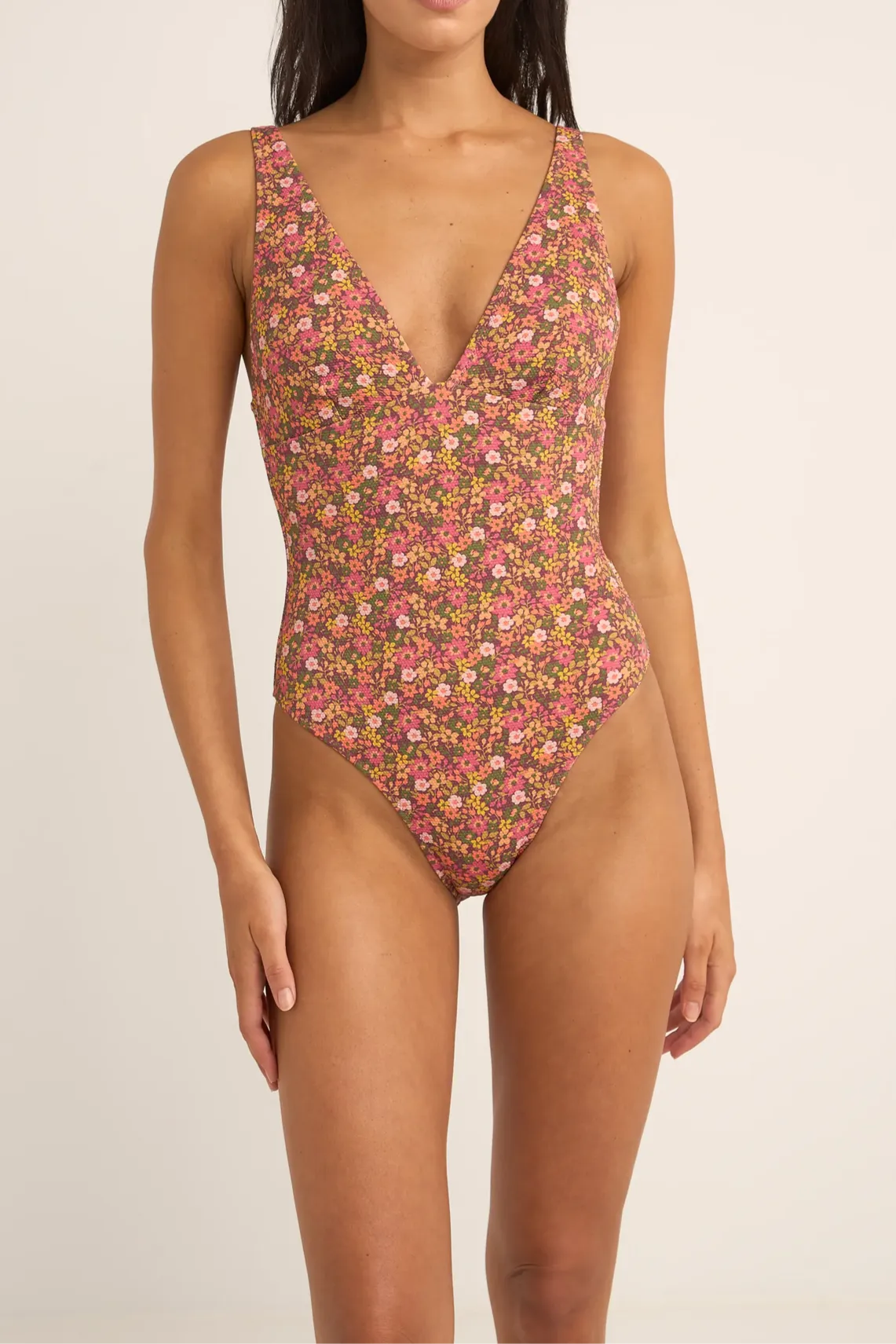 Marie Floral Classic One Piece
