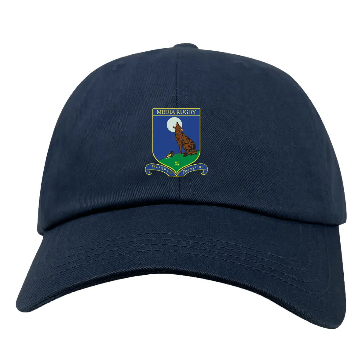 Media Rugby Adult Low-Profile Cotton Twill Dad Cap