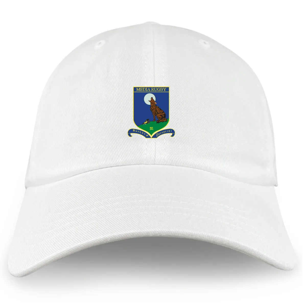 Media Rugby Adult Low-Profile Cotton Twill Dad Cap