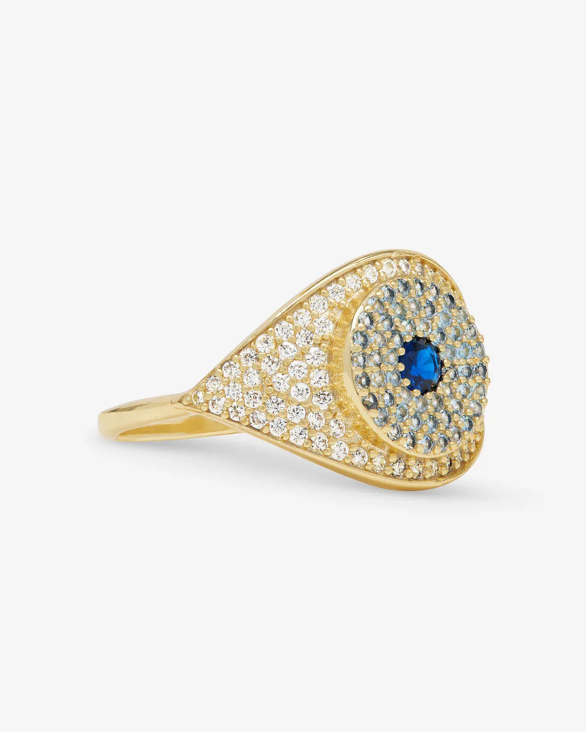 Melinda Maria Blue Evil Eye Ring