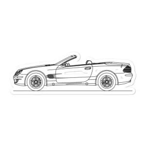Mercedes-Benz SL 500 R230 Outline Sticker