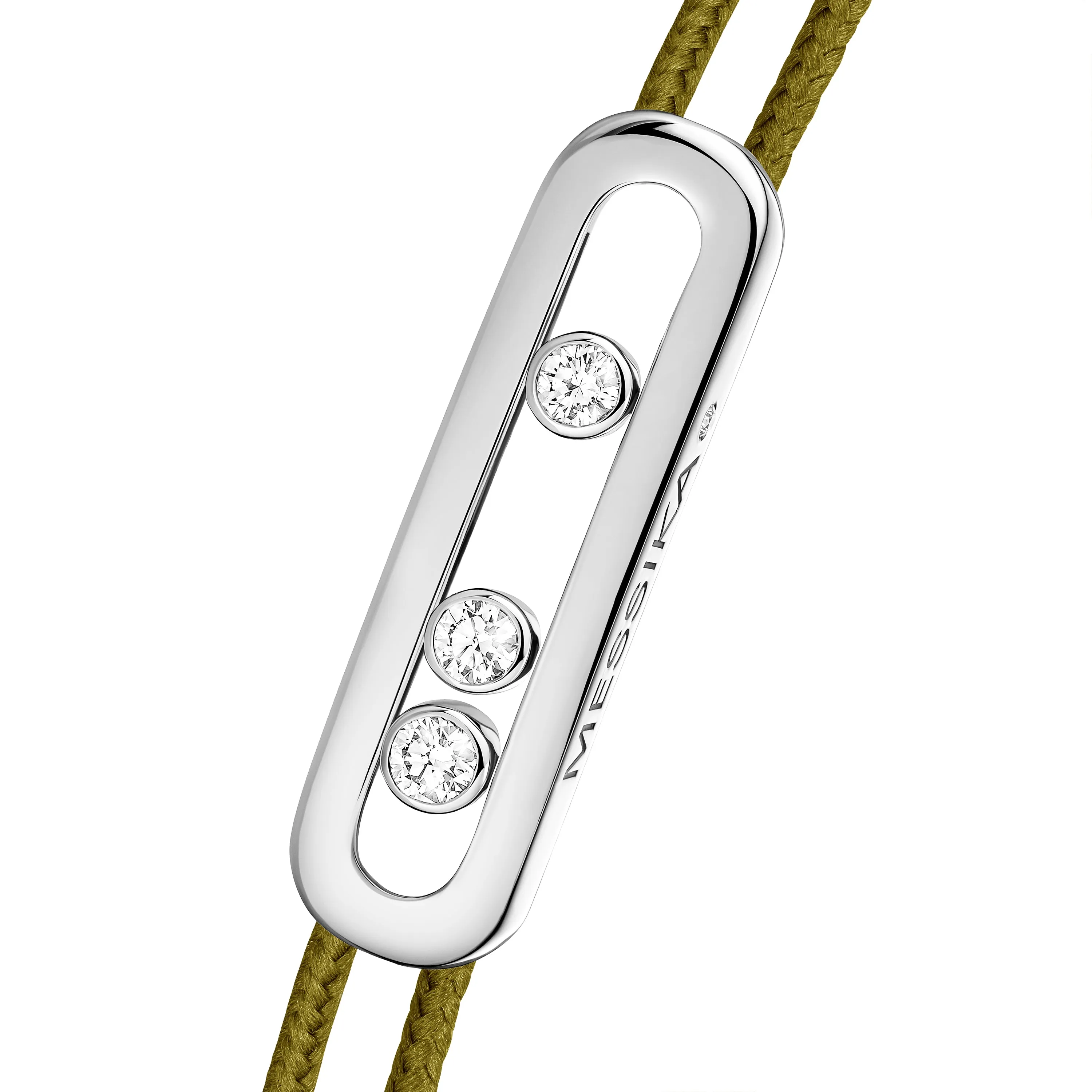 MESSIKA CARE(S) KHAKI CORD BRACELET