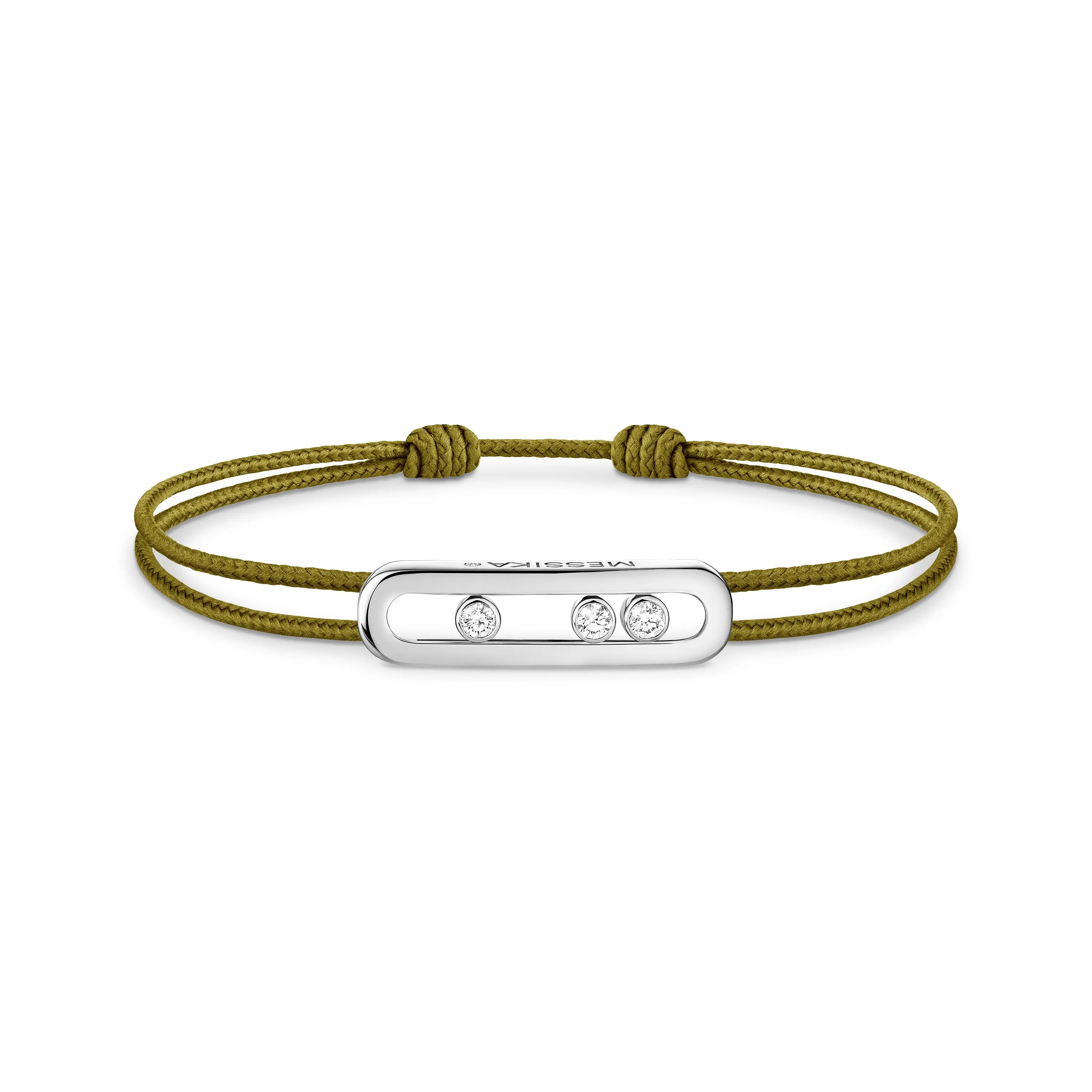 MESSIKA CARE(S) KHAKI CORD BRACELET