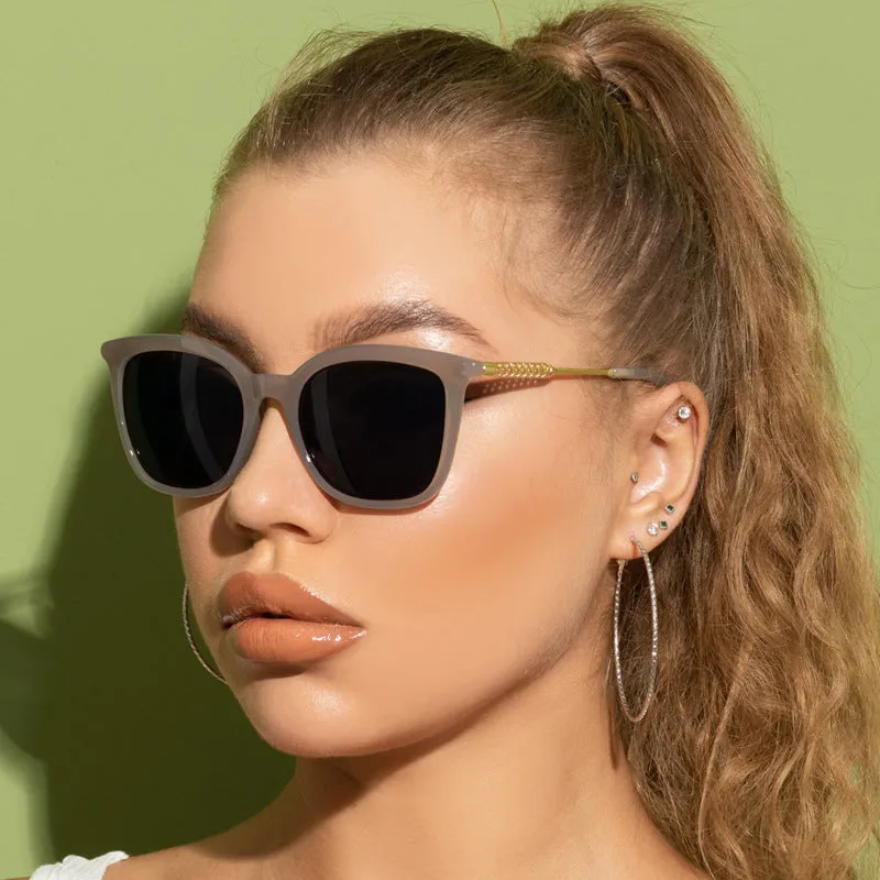 Metal Hollow Vintage Street Shot Sunglasses