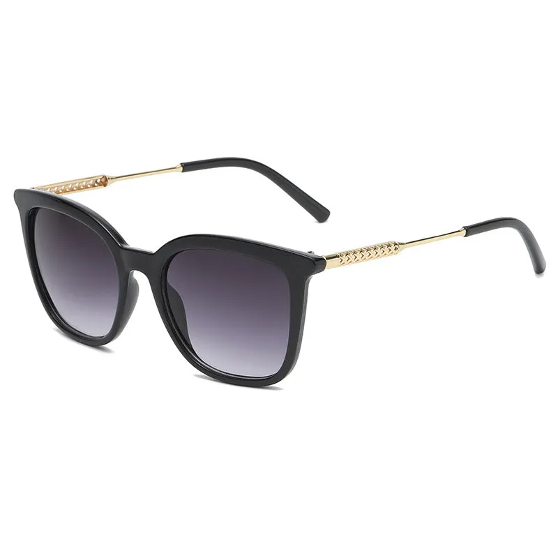 Metal Hollow Vintage Street Shot Sunglasses