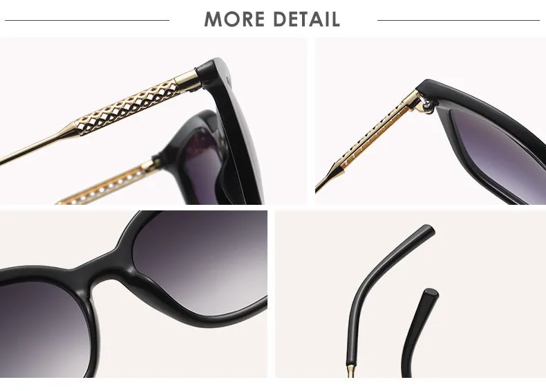 Metal Hollow Vintage Street Shot Sunglasses