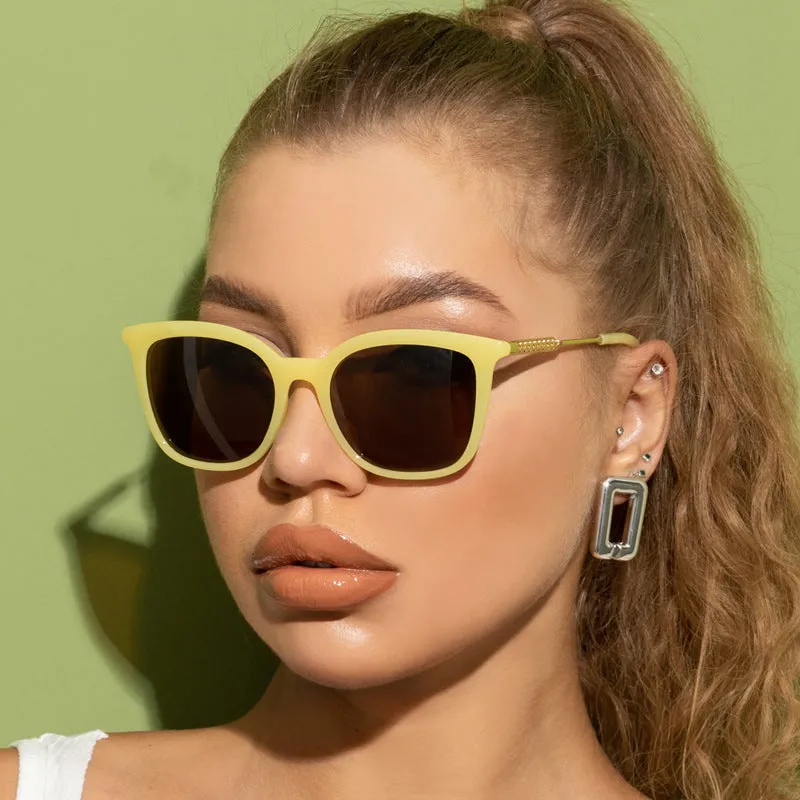 Metal Hollow Vintage Street Shot Sunglasses