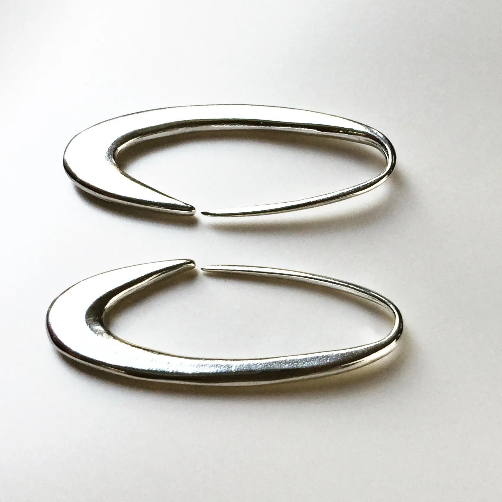 Modern Oval Earrings