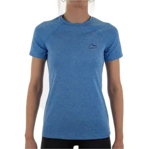 More Mile Train To Run Short Sleeve Womens Running Top - Blue