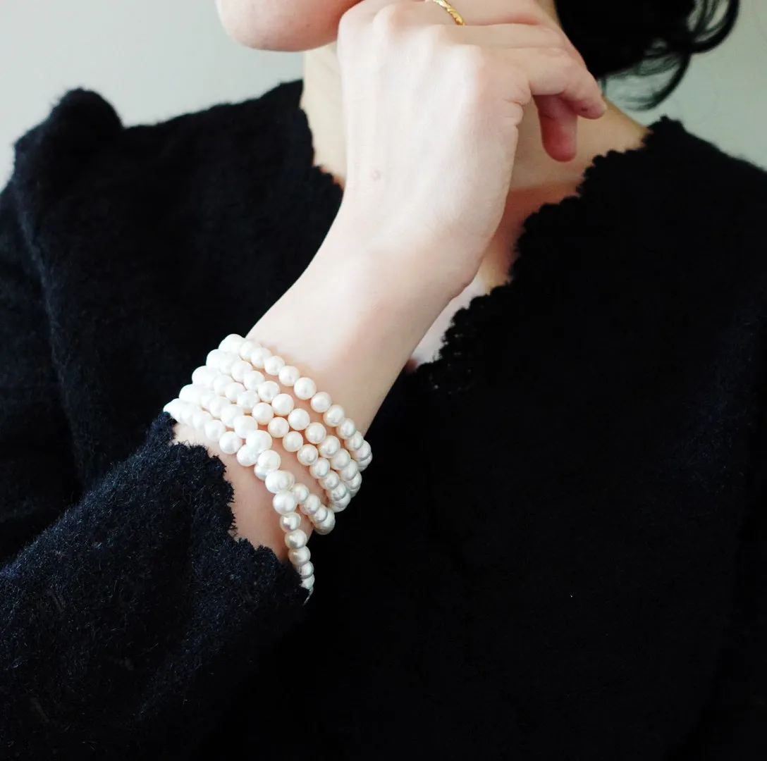 Multi-style 36 Inch Opera Pearl Necklace