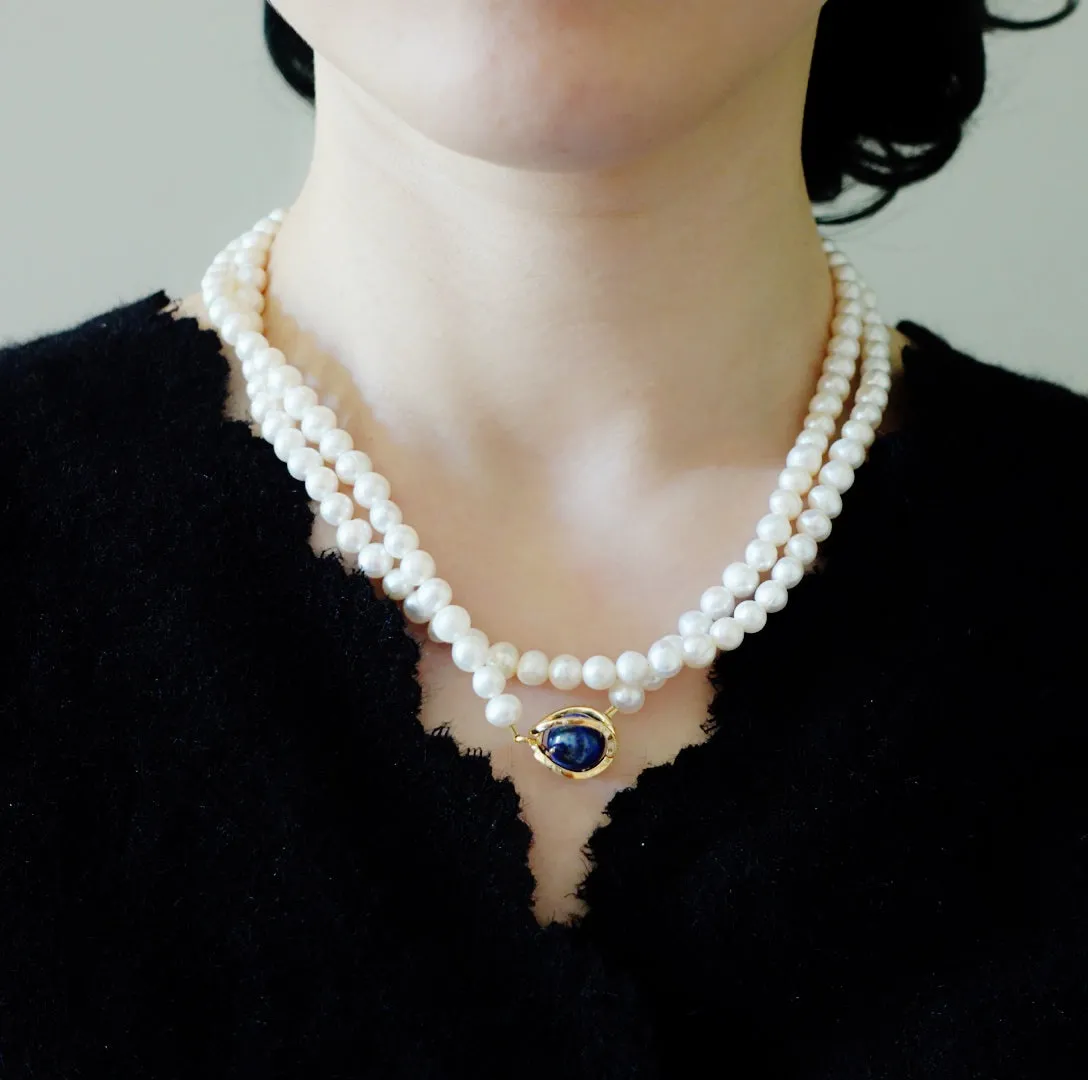 Multi-style 36 Inch Opera Pearl Necklace