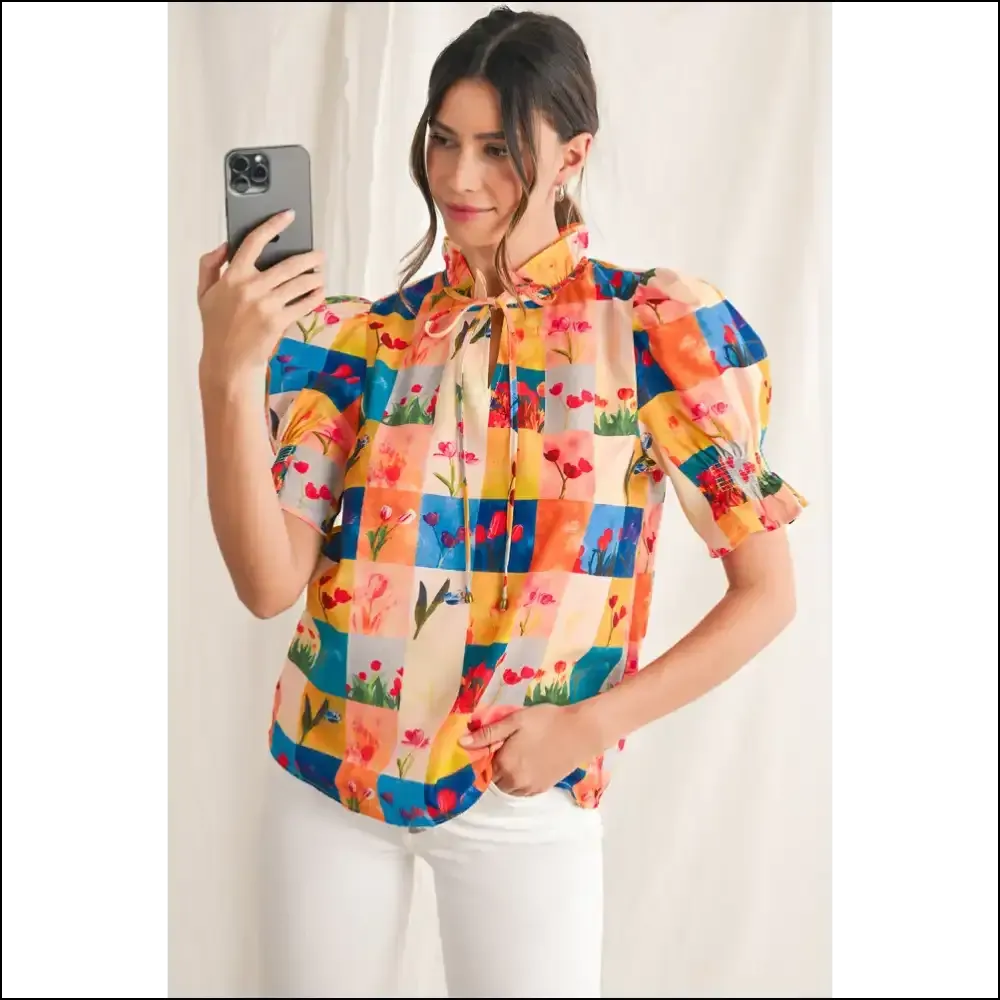 Multicolor Boho Floral Checkered: for when You're Feeling Extra  🌼 Needful Things