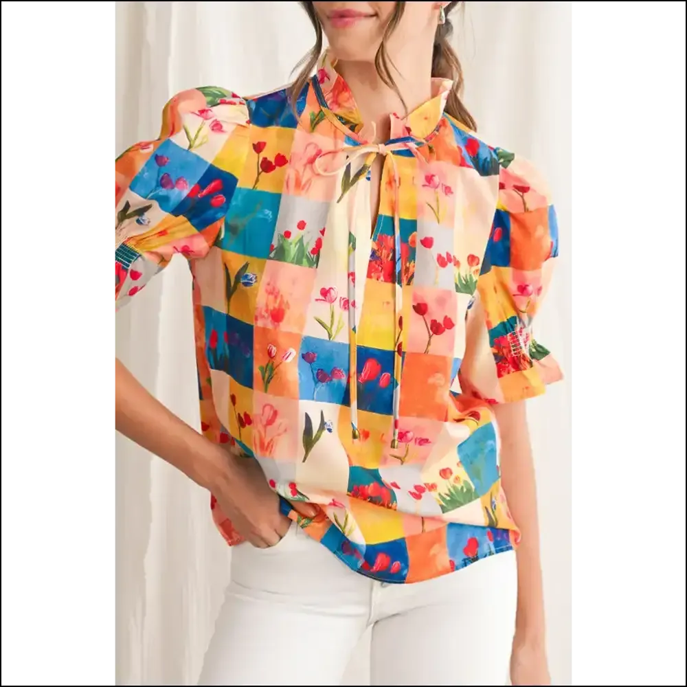 Multicolor Boho Floral Checkered: for when You're Feeling Extra  🌼 Needful Things