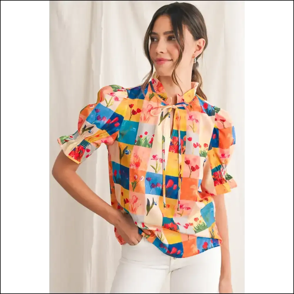 Multicolor Boho Floral Checkered: for when You're Feeling Extra  🌼 Needful Things
