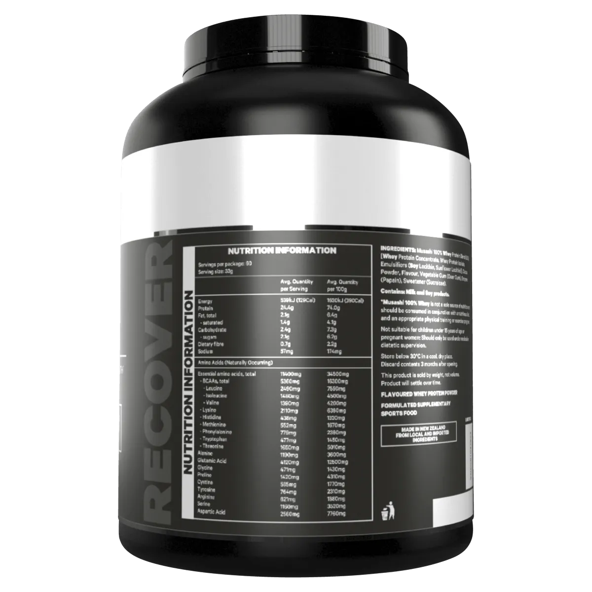Musashi 100% Whey Chocolate Milkshake 2kg
