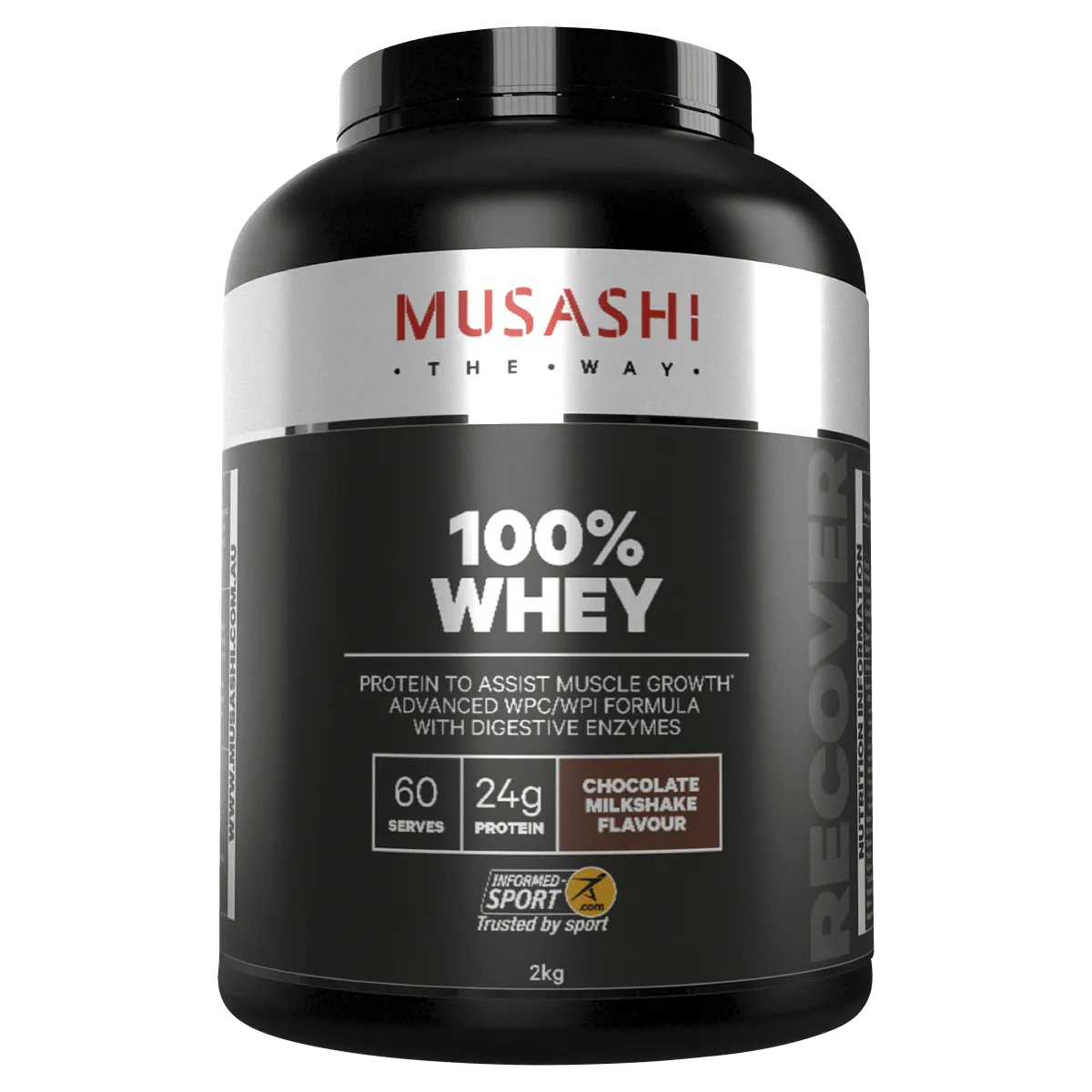 Musashi 100% Whey Chocolate Milkshake 2kg