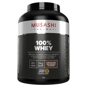 Musashi 100% Whey Chocolate Milkshake 2kg