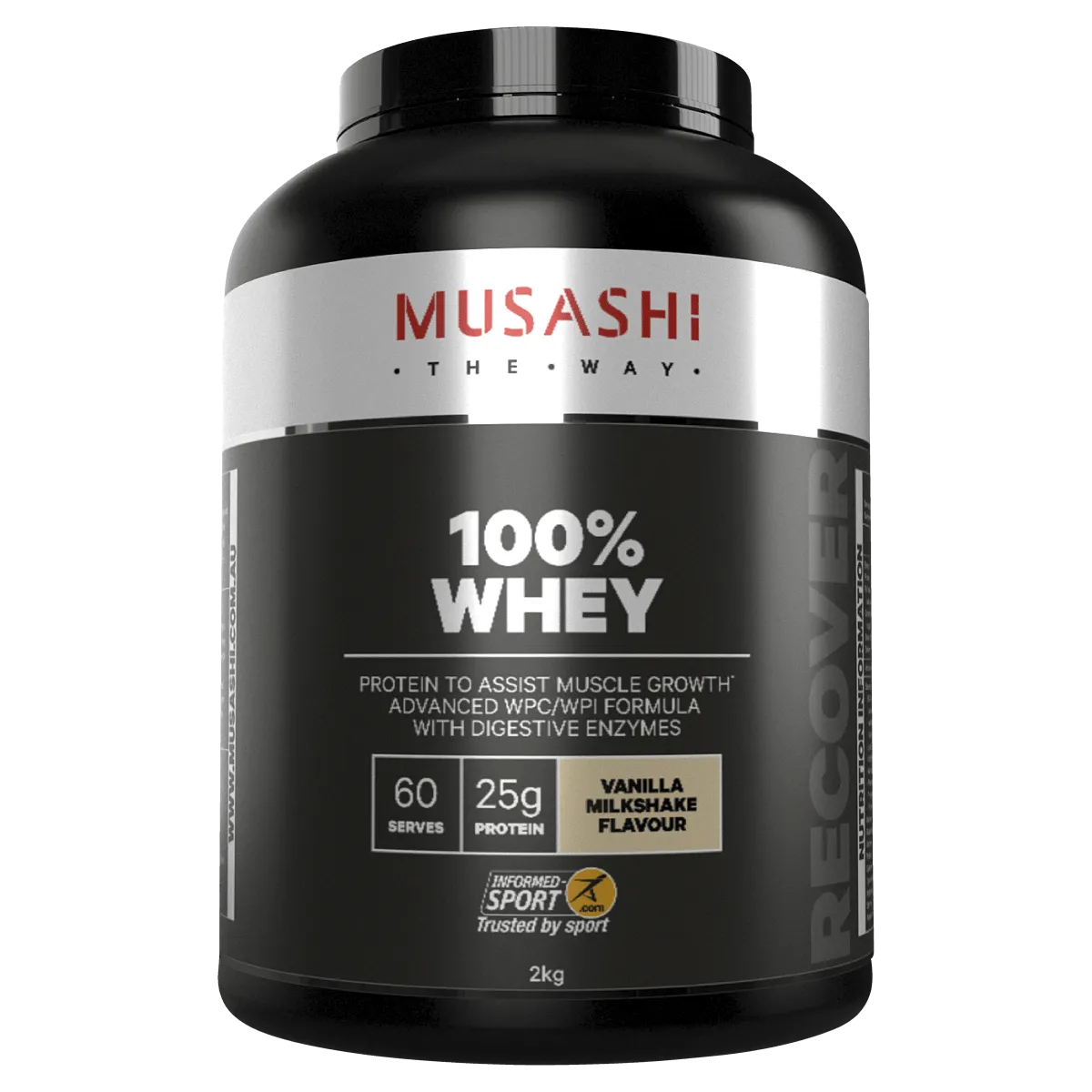 Musashi 100% Whey Vanilla Milkshake 2kg