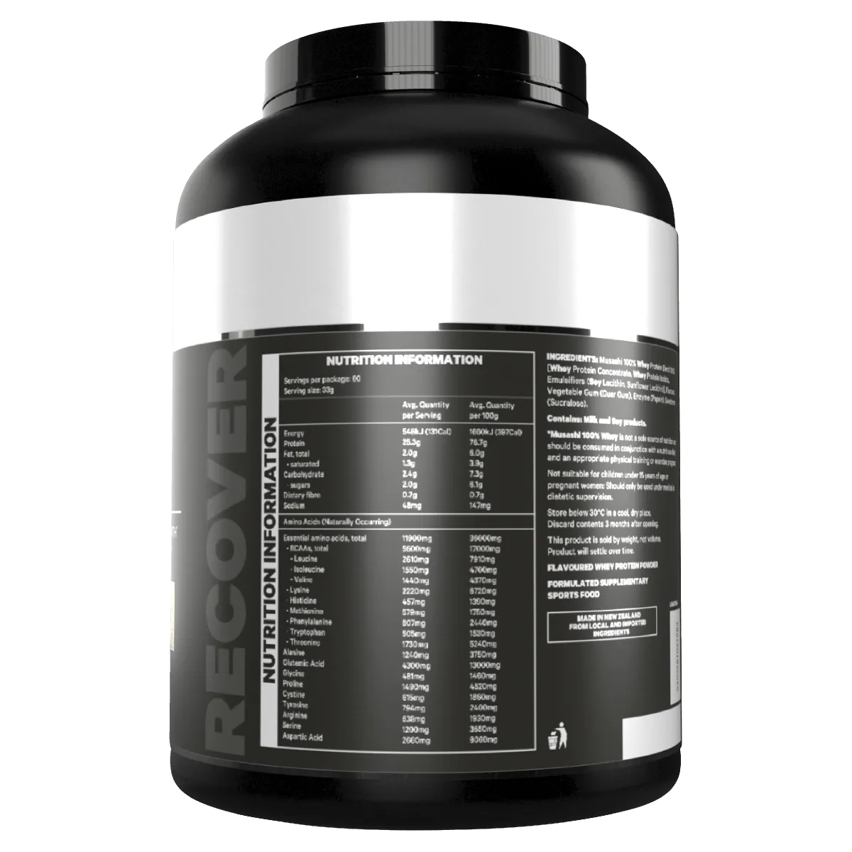 Musashi 100% Whey Vanilla Milkshake 2kg