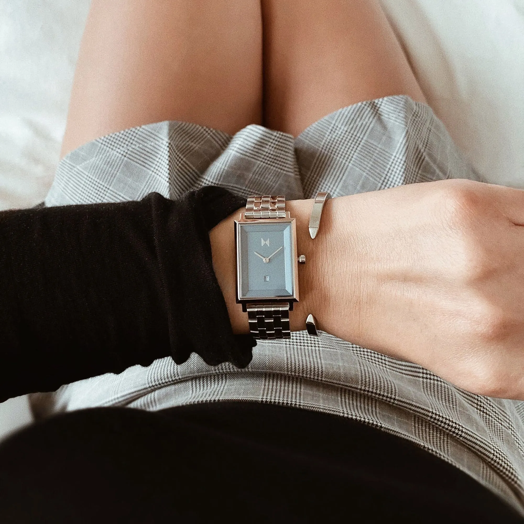 MVMT Signature Square Skylar Blue Ladies watch