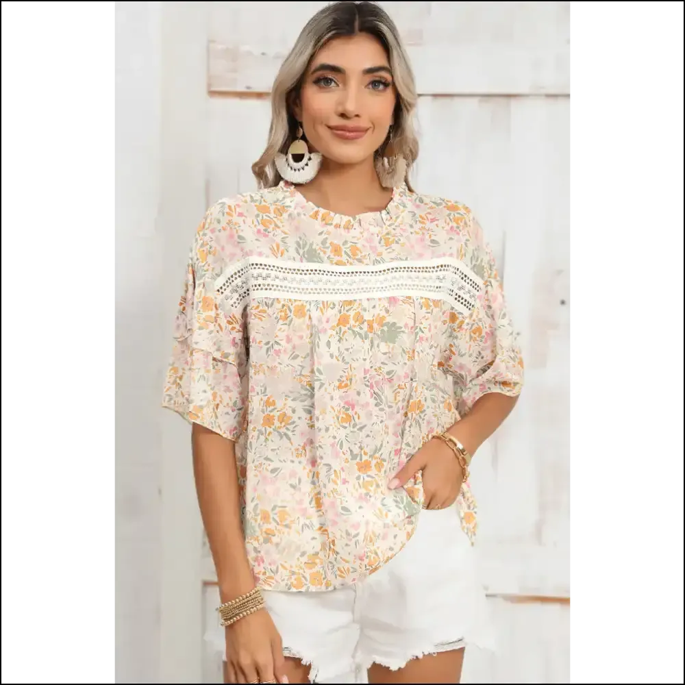 Needful Things: Batwing Blouse - Ditch the Couch, Rock the Floral Print  🌺