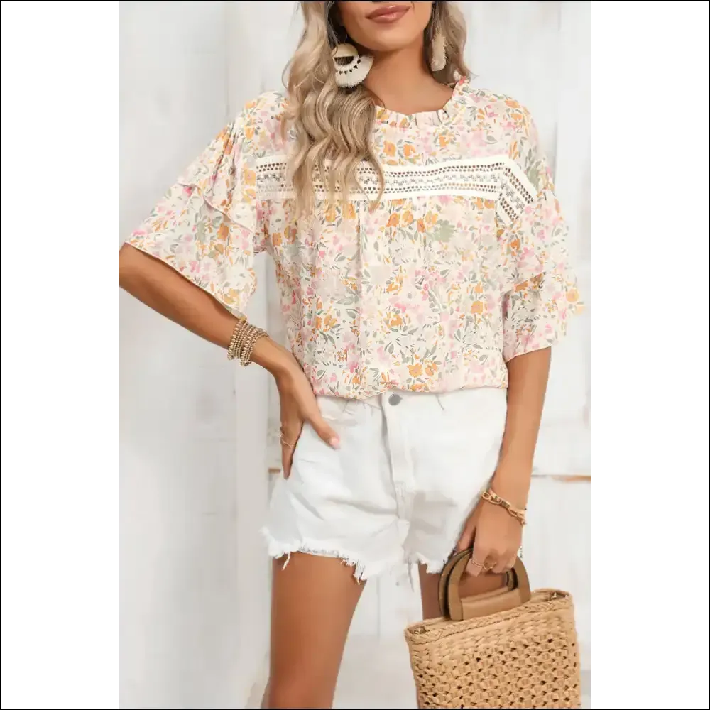 Needful Things: Batwing Blouse - Ditch the Couch, Rock the Floral Print  🌺