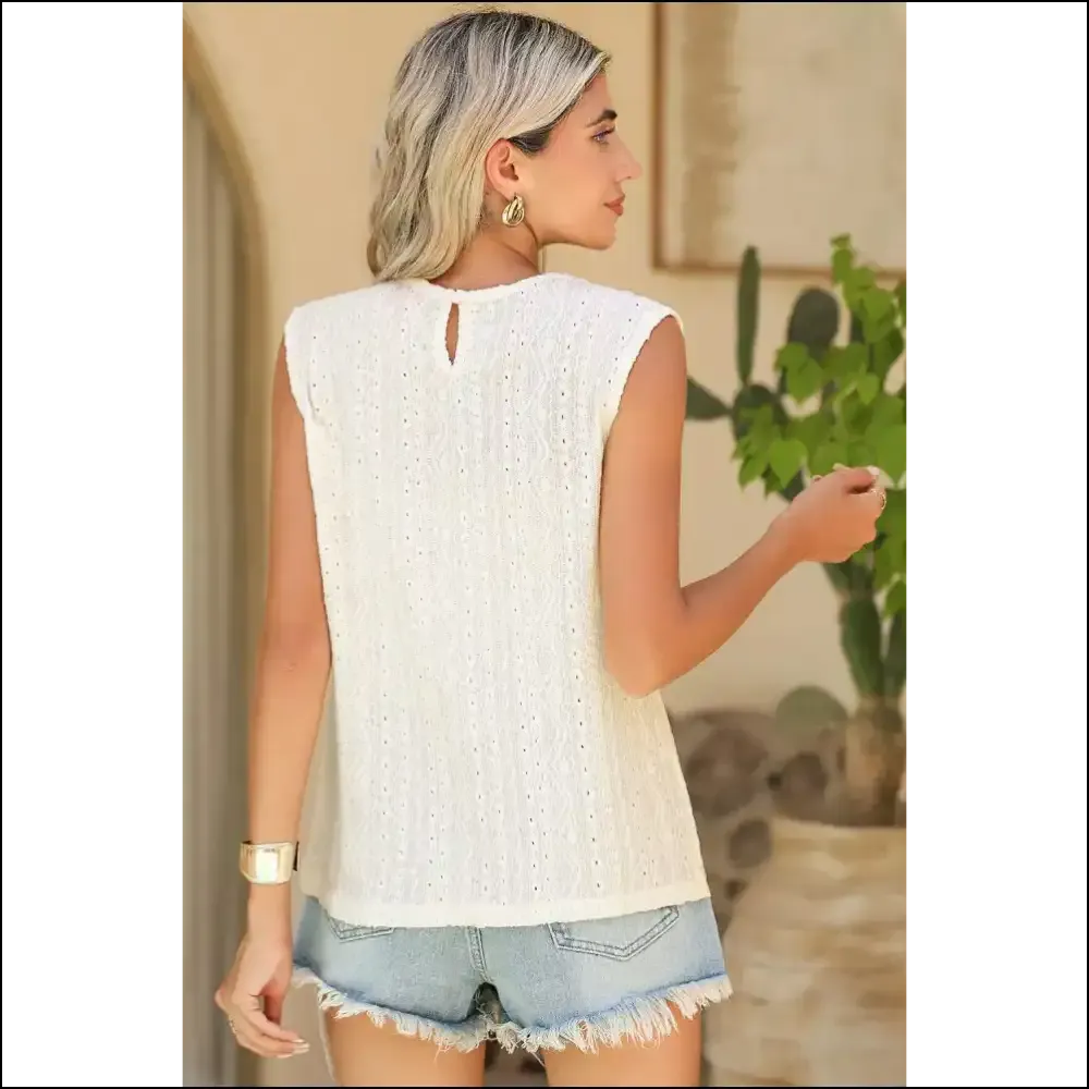 Needful Things: Lace Crochet Keyhole Top - Prepare for Stares! 😉