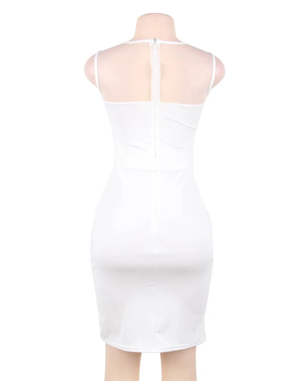 New Elegant Embroidery Black Bodycon Fashion Dress