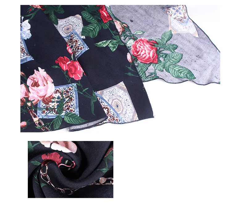 New Print V-neck Fashion Dress