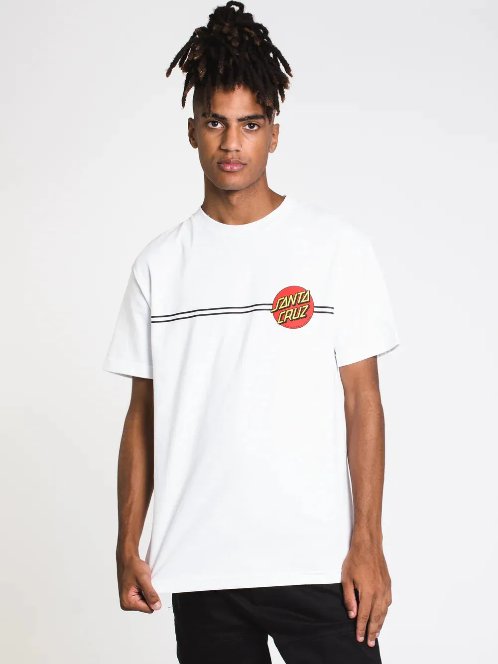 New SANTA CRUZ CLASSIC DOT T-SHIRT, Men's Sz XL! White!