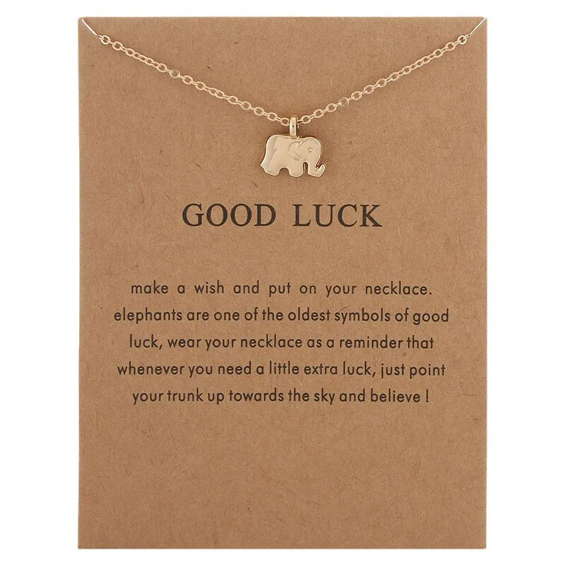 New Trendy Alloy Cute Elegant Sun Love Star Leaves Clover Unicorn Luck Pendant Necklaces for Women Fashion Accessories Jewelry