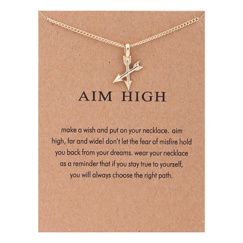 New Trendy Alloy Cute Elegant Sun Love Star Leaves Clover Unicorn Luck Pendant Necklaces for Women Fashion Accessories Jewelry