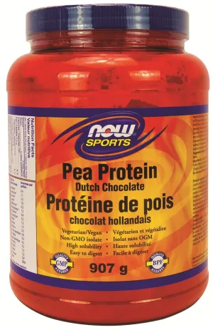 NOW Pea Protein - Dutch Chocolate (2 lbs)