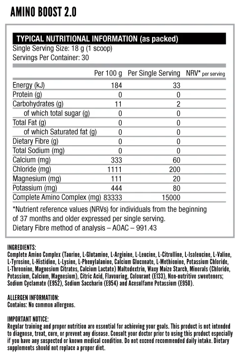 Nutritech Amino Boost