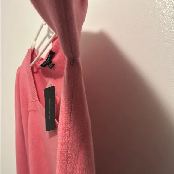 NWT French Connection Pink Button-Up Sweater – Size XL