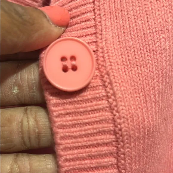 NWT French Connection Pink Button-Up Sweater – Size XL